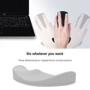 Mouse Pad Soft Silicone Wrist Rest Mouse Mat for Gaming Office PC (Grey) Newly