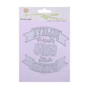 5pcs Believe World Cutting Die Stencil Scrapbook Embossing Album Paper Card