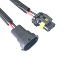 2pcs H11 Male to 9005 9006 Female Wiring Harness Headlight Adapter Socket