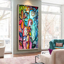 Home Decor DIY Drill Point Craft Abstract Flower Mosaic Round Diamond Painting