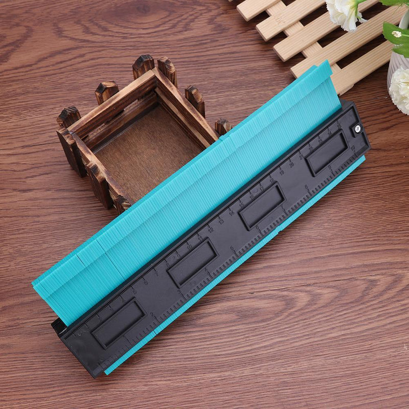 Plastic Irregular Shaper Profile Gauge Duplicator Contour Scales (Green)