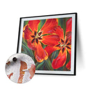 Flower Oil Paint By Numbers DIY Canvas Wall Art Picture Craft Home Decoration