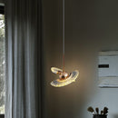 Pendant Lamp Hotel Chandelier Crystal 360 Degree Roating Disc Pendant Light