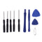 11 pcs Cell Phones Opening Pry Repair Tool Kit Screwdrivers Tools Newly