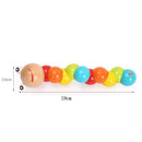 Colorful Worm Wooden Puzzles Baby Training Fingers Early Educational Toys