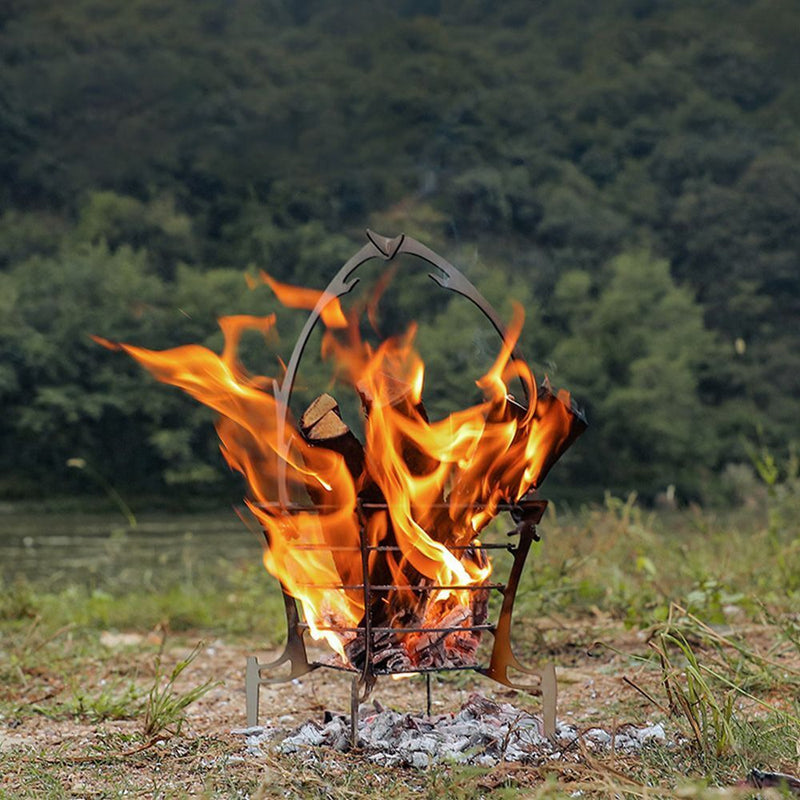 Detachable Outdoor Camping Fire Pit Wood Stoves Bonfire Stove Campfire Pit