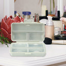 Plastic Nail Art Storage Box Dustproof Desktop Organizer (Light Green) Newly