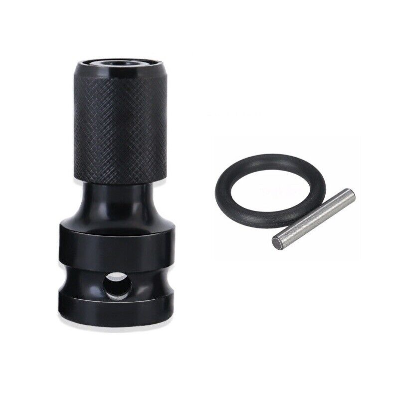 1/2 Inch Square To 1/4 Inch Hex Ratchet Socket Wrench Sockets Adapter (B) Newly