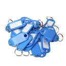 100pcs Plastic Keychain ID Label Keychain with Keychain