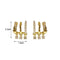 Women Jewellry Trendy Peal Ear Row Sparkling Earrings Earrings Diamond Stud