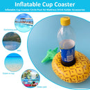 Inflatable Cup Coaster Circle Pool Air Mattress Drink Holder Accessory (A) Newly