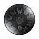 6"" Steel Tongue Drum 11 Tone Hand Pan Drum Tank with Drumsticks Carrying Bag