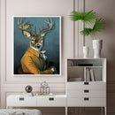 Mr Elk Oil Paint By Numbers Kit DIY Acrylic Painting on Canvas Frameless