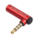 90 Degree Universal 3.5mm OMTP CTIA Headphone Converter Adapter Connector