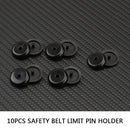5Pair Car Seat Belt Stopper Spacing Limit Buckle Clip Retainer Stop Button