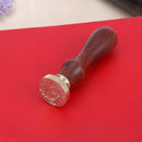 Retro Rose Pattern 26 Letter A-Z Alphabet DIY Wax Seal Stamp with Handle(A)