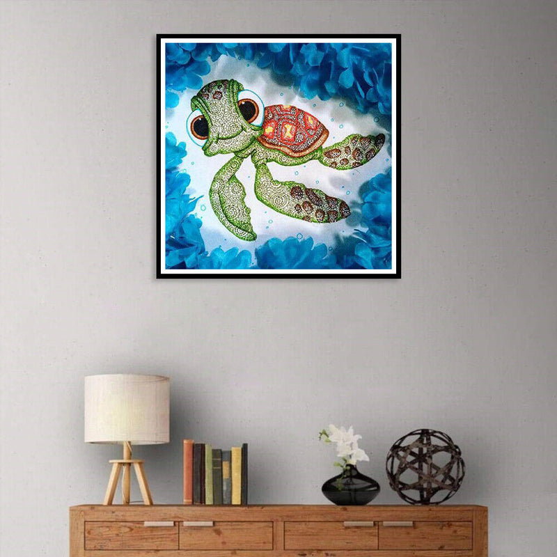 5D DIY Full Drill Diamond Painting Tortoise Cross Stitch Mosaic Home Decor Kit