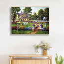 Diamond Embroidery Picture Kit House Garden Mosaic DIY Bead Art for Wall Gift