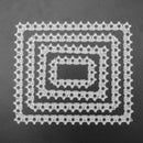 4pcs Metal Cutting Dies Stencils for DIY Scrapbooking (Rectangular Star)