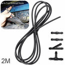 200cm/2m x 3.5mm Black Rubber Tube Pipe ID Epdm Hose Wiper Jet Windscreen R0E9