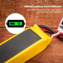 5pcs Battery Indicator LCD Display Batteries Capacity Monitor (Green)