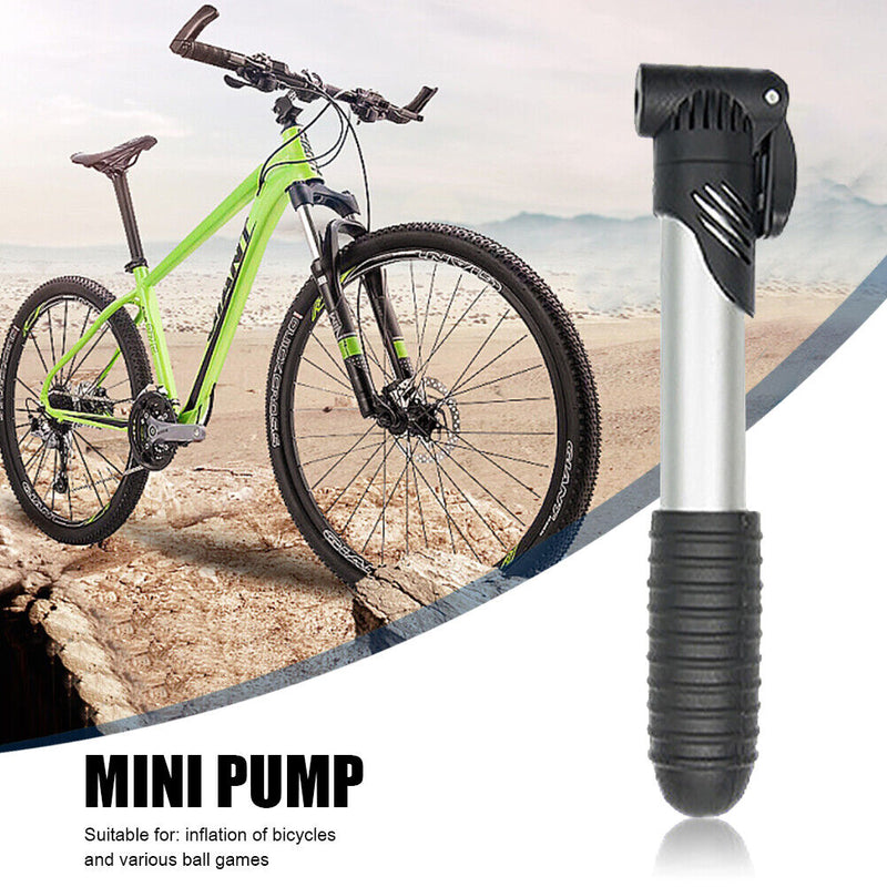 Mini Bicycle Pump Tire Air Inflator Mountain Portable Road Bike Aluminium P