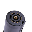 7 Way Round RV Style Trailer Light Plug Connector Replacement End Blade Pin