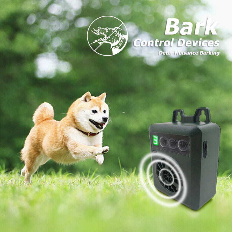 Waterproof Ultrasonic Silencer Anti Noise Dog Repeller 10m for Outdoor Indoor