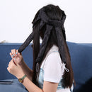 Heatless Spiral Curlers Sleeping Headband Hair Curler Hair Styling (Black) Newly