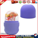 Silicone Ice Cube Tray Beauty Lifting Face Massager Facial Roller (Purple) Newly