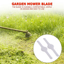 10pcs Plastic Electric Lawn Mower Replacement Blade Grass Cutting Trimmer B
