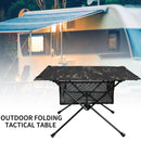 Outdoor Folding Table Net Pocket Coat Oxford Cloth Desk (Black Camouflage) Newly