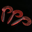 3pcs 8.5 cm U-Shaped Artificial Soft Lure Wobbler Bait Fishing Tackle(SC005