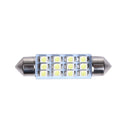 10pcs/Lot 41mm White 3528 12 SMD LED Car Interior Ceiling Lamp Ceiling Leuc