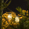 LED Solar Mason Jar Cap Lights Glass Bottle Lid String Lights Garden Decoration