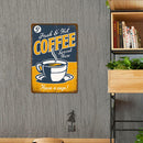Coffee Retro Metal Plate Tin Sign Wall Poster Plate for Iron Painting Decor