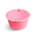 Stainless Steel Reusable Coffee Capsule Cup Filter for Dolce Gusto (Pink)