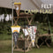Outdoor Camping Bunting Pennant Garland Tent Scene Layout Triangle Hanging