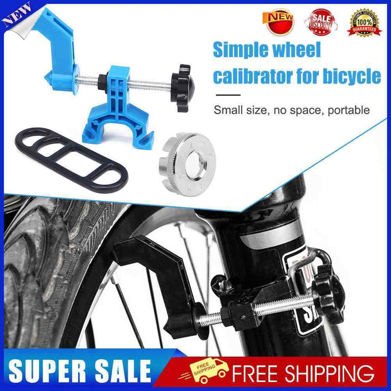 #A Bike Wheel Ring Adjustment Mini Bicycle Wheel Truing Stand Cycling Accessorie