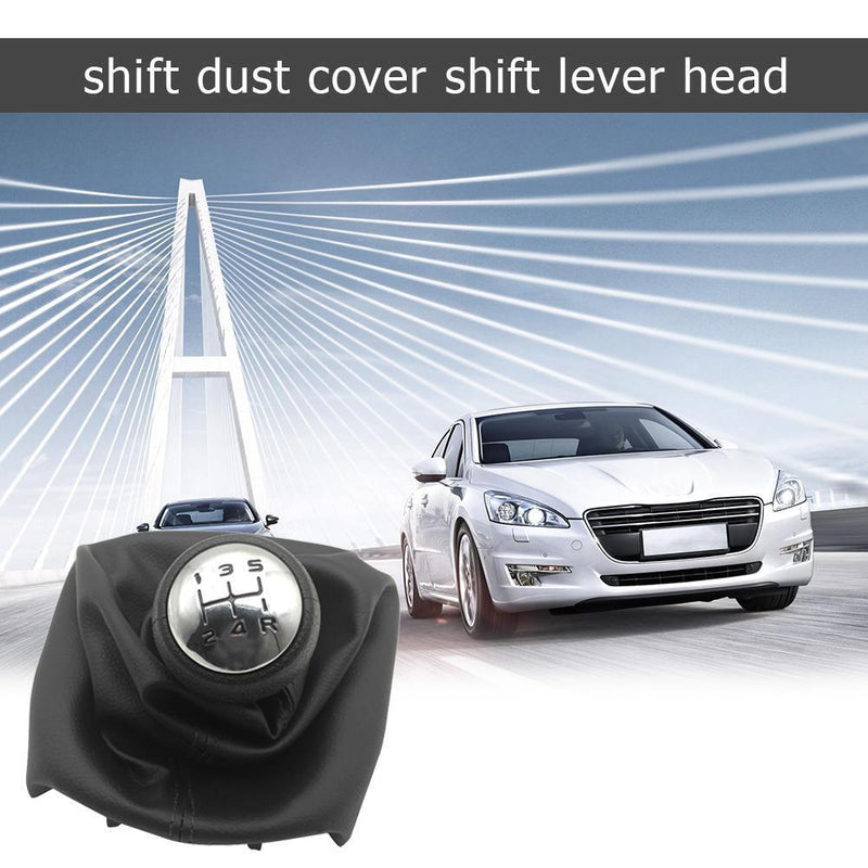For Citroen C3 C4 C5 5 Speed Gear Shift Knob Shifter Stick Lever Necklace Cover