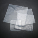 3x4pcs Silicone Fresh Food Grade Plastic Wrap (White)