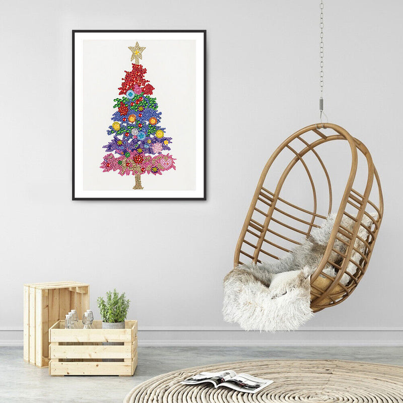 5D Diamond Painting Christmas Tree Partial Special Shape Drill DIY Home Decor