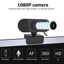 HD 1080P Web Camera USB Built-in Microphone for Computer Laptop Video Recording