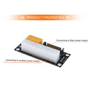 5pcs Add2psu ATX 24Pin to SATA Dual PSU Power Supply Sync Adapter (Black)