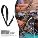 Soprano Saxophone Harness Adjustable Sax Shoulder Neck Strap Belts (Black) Newly