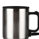 12V Portable 450ml Auto Car Heating Cup Stainless Steel Heater Kettle Mug Newly