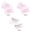 Card Thank You For Your Order Package Inserts Supporting Small Businesses