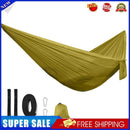 Outdoor Camping Hammock Sleeping Swing Garden Tree Hanging Bed w/ Rope (D)