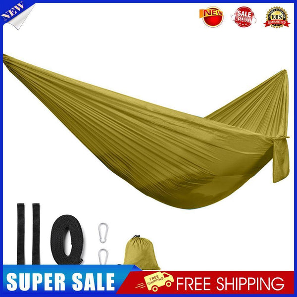 Outdoor Camping Hammock Sleeping Swing Garden Tree Hanging Bed w/ Rope (D)