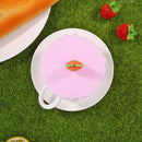 Silicone Heat-resistant Dust-proof Sealed Cup Lid Food Wrap Cover (Radish)